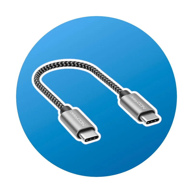 0,15m deleyCON Kabel USB-C zu USB-C